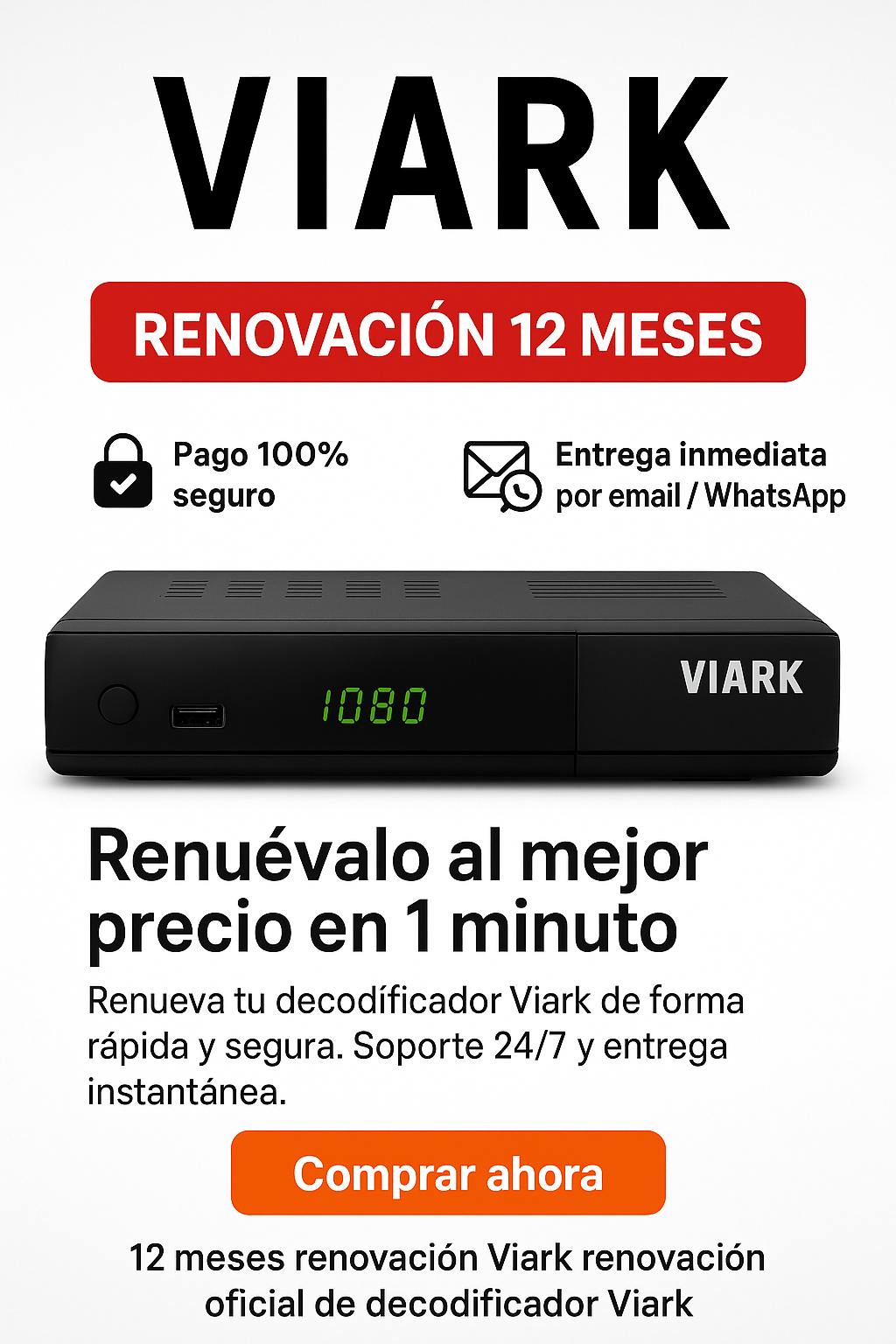 Renovación Viark Renovar Viark Sat Renovar Viark Sat 4K Viark renew Viark Sat renovación oficial Qviart renew Renovación Qviart Unic Renovación Qviart Sat Mejor precio renovación Viark Comprar renovación Viark 12 meses